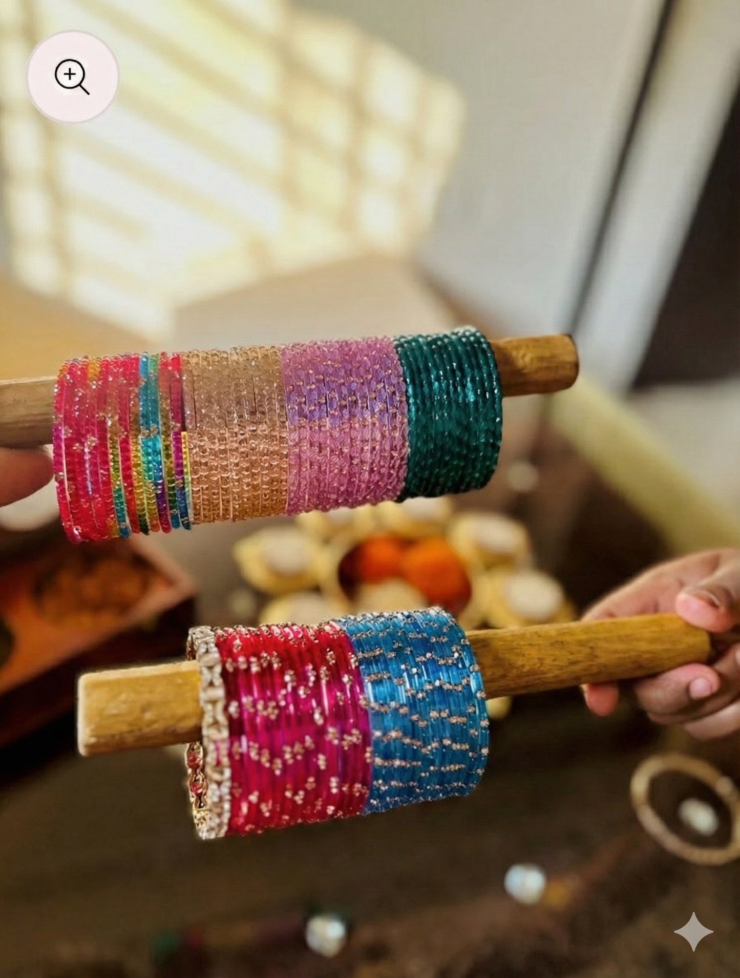 Glass Bangles Box of Six