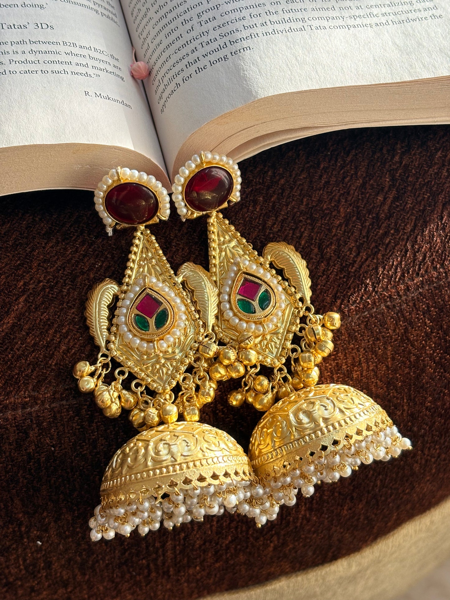 Sahira - Brass Jhumka