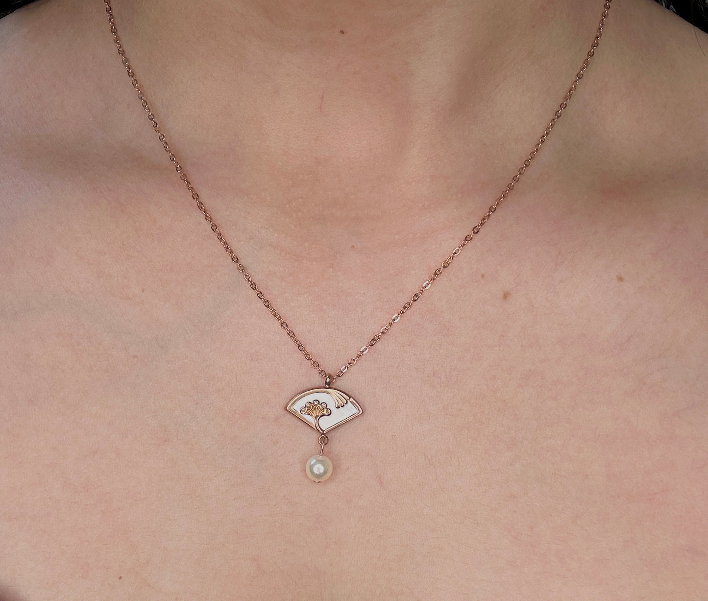 Inner Arc - Rose Gold Plated Necklace