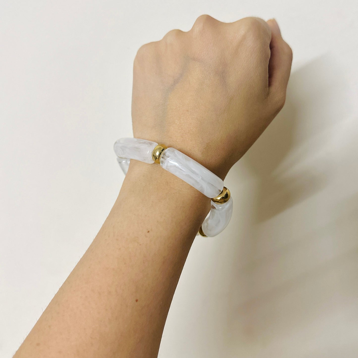 Marble Stretchable Bracelet Pack of 4