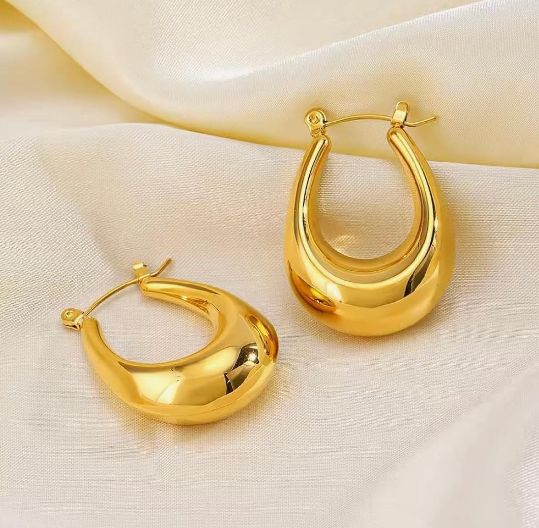 Noira Earrings - 18k Gold Plated Anti-Tarnish