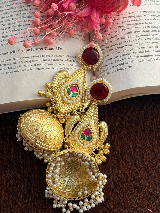 Sahira - Brass Jhumka