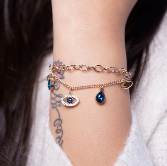 The Evil Eye - Stainless Steel Anti Tarnish Bracelet
