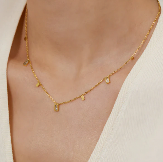 Aveline Chain - Gold Plated Anti Tarnish Chain Necklace