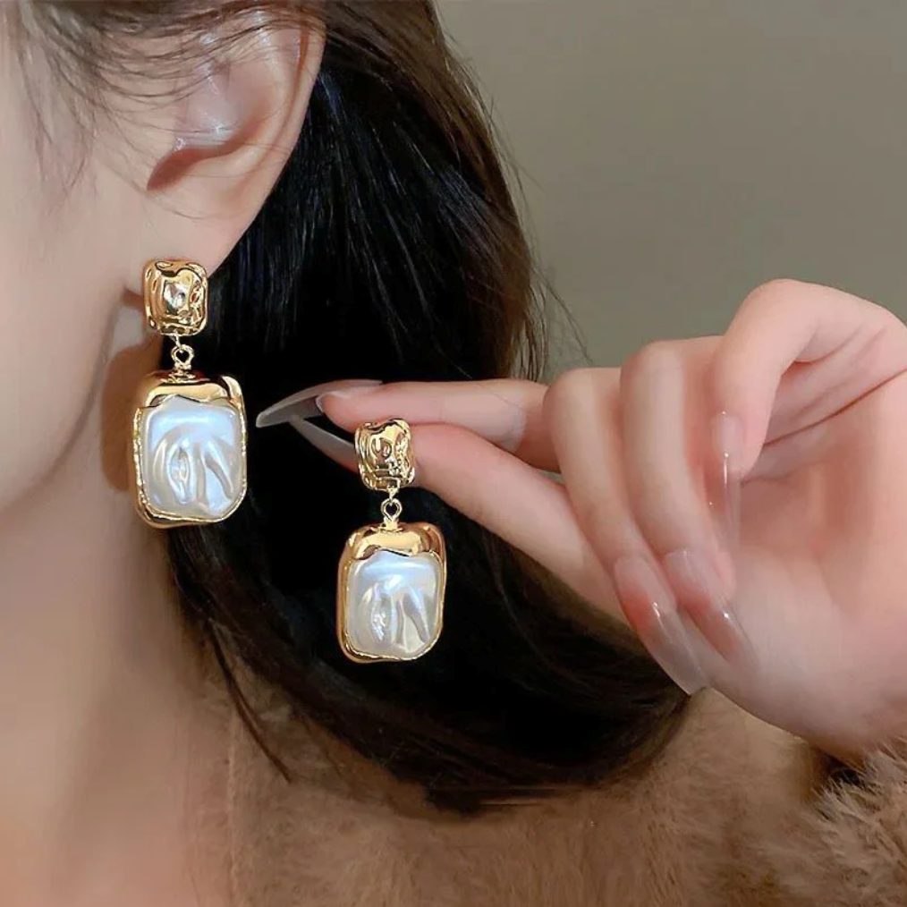 Orb of Charm - Gold Plated Earrings