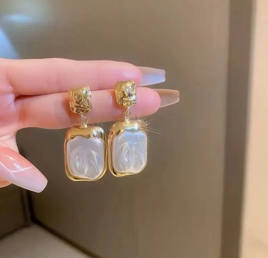 Orb of Charm - Gold Plated Earrings