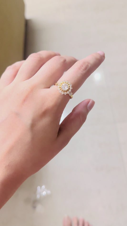 Adjustable Rotating Auri Ring (Gold Plated)