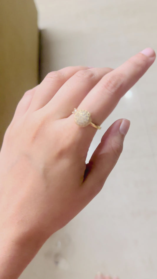 Adjustable Rotating Lina Ring (Gold Plated)